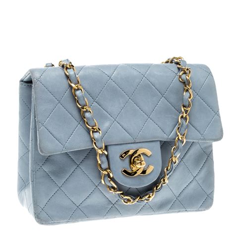 chanel sky blue mini